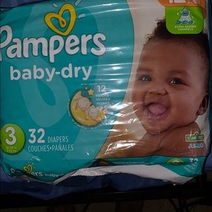 Pamper diapers